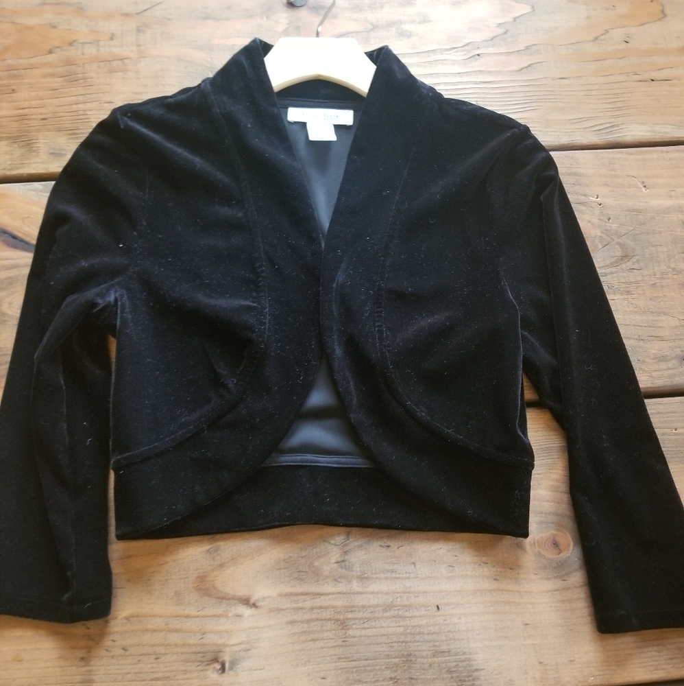 White House Black Market Velvet Jacket